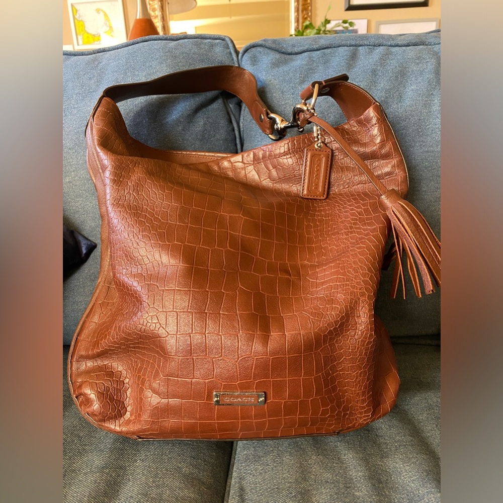 Coach hobo style shoulder bag